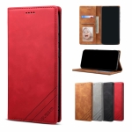 For Samsung Galaxy A11 GUSSIM GS-001 Business Style Horizontal Flip Skin Feel PU Leather Case with Holder & Card Slots & Wallet & Photo Frame(Red)