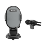 ROCK RAM0009 Suction Cup Retractable Rotating Mechanical Car Holder, Suitable for Phones within 66-102mm Width