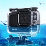 45m Waterproof Housing Protective Case with Buckle Basic Mount & Screw For GoPro HERO9 Black