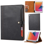 Calf Texture Double Fold Clasp Horizontal Flip Leather Case with Photo Frame & Holder & Card Slots & Wallet For iPad Pro 10.5(Black)