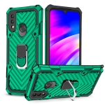 For Xiaomi Redmi 7 Magnetic Armor Shockproof TPU + PC Case with Metal Ring Holder(Dark Green)