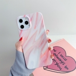 Marble Pattern TPU Protective Case For iPhone 11 Pro(Light Red)