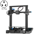 CREALITY Ender-3 V2 Craborundom Glass Platform Ultra-silent DIY 3D Printer, Print Size : 22 x 22 x 25cm, AU Plug