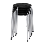[US Warehouse] 5 PCS Stackable Round Stool