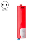 GZU Storage-Free Instant Heating Type Constant Temperature Small Electric Water Heater, Stand-alone Type, EU Plug(Red)