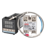 REX-C100 Thermostat + Thermocouple + SSR-10 DA Solid State Module Intelligent Temperature Control Kit