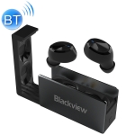Original Blackview AirBuds 2 IPX4 Waterproof Noise Isolation Bluetooth Earphone with Charging Box, Supports Touch & Master-slave Switching & HD Call & Voice Assistant (Black)