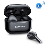 Original Lenovo LivePods LP40 TWS IPX4 Waterproof Bluetooth Earphone with Charging Box, Support Touch & HD Call & Siri & Master-slave Switching (Black)