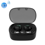 MD06 Mini In-ear TWS Wireless Touch Digital Display Bluetooth Earphone (Black)