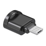 Micro USB to TF Card Adapter Mini TF Card Reader(Black)