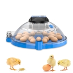 Egg Incubator Small Round Automatic Home Intelligent Chicken Tool Double Electric Hatcher Specification: 16 PCS Fully Automatic