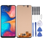 OLED Material LCD Screen and Digitizer Full Assembly for Samsung Galaxy A20 SM-A205