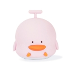 LJC-114 Cartoon Duck Voice Silicone Night Light USB Portable Children Bedroom Pat Light(Pink )