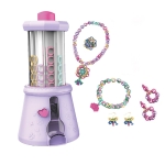 DIY Braided Bracelet Toy Beaded Braided Chain Link Maker Girl Dress Up Toy(Purple)