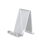 QH-018 10 PCS Acrylic Transparent Mobile Phone Display Stand(Transparent)
