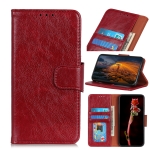 For Cubot C30 Nappa Texture Horizontal Flip Leather Case with Holder & Card Slots & Wallet(Red)
