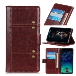 For Samsung Galaxy A52 5G Peas Crazy Horse Texture Horizontal Flip Leather Case with Holder & Card Slots & Wallet(Brown)