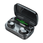 M5 Bluetooth 5.1 TWS Wireless Bluetooth Earphone with Charging Box, Support Touch & Siri & Call(Black)