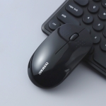 Beny M583 2.4GHz 1600DPI Fashionable Wireless Silent Mouse (Black)