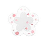 3 PCS Home Cherry Blossoms Silicone Table Mat Non-Slip Mat Insulation Mat, Specification: White Pot Pad