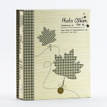 6 Inch 200 Sheets Photo Albums Interstitial Boxed Large Capacity Family Photo Album (Maple Leaf)