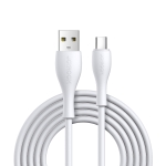 JOYROOM S-1030M8 M8 Bowling Series 3A USB to USB-C / Type-C TPE Charging Transmission Data Cable, Cable Length:1m(White)