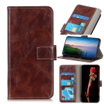 For Xiaomi Redmi Note 10 4G / Note 10S Retro Crazy Horse Texture Horizontal Flip Leather Case with Holder & Card Slots & Photo Frame & Wallet(Brown)