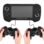 X29 Classic Games Handheld Game Console 5.1 inch Screen & 8GB Memory, with Double GamePad(Black)