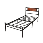 [US Warehouse] Simplified Metal Bed Frame, Size: 77.2×35.6×12.72 inch