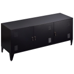 [US Warehouse] Modern Style Home Living Room Metal TV Cabinet with Cabinet, Size: 47.3×13.8×20.3 inch