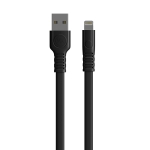 WK WDC-066 2.1A 8 Pin Flushing Charging Data Cable, Length: 1m(Black)