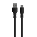 WK WDC-066 2.1A Type-C / USB-C Flushing Charging Data Cable, Length: 1m (Black)