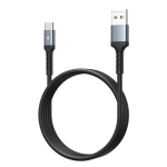 REMAX RC-161a Kayla Series 2.1A USB to USB-C / Type-C Data Cable, Cable Length: 1m (Black)