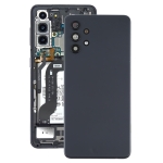 Battery Back Cover with Camera Lens Cover for Samsung Galaxy A32 4G(Black)