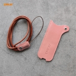 For JOUZ C Hat-Prince ENKAY Litchi Texture Half Surrounded PU Leather Case with Nylon Lanyard(Pink)