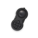 3 PCS Decompression Handle Toys Novelty Finger Sports Handle Toy, Colour: Full Black (with Color Box Lanyard)
