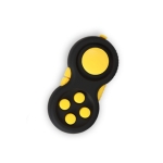 3 PCS Decompression Handle Toys Novelty Finger Sports Handle Toy, Colour: Black Yellow (with Color Box Lanyard)