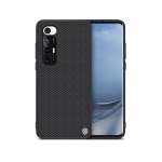 For Xiaomi Mi 10S NILLKIN 3D Textured Nylon Fiber TPU Case(Black)