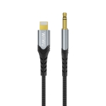 WIWU YP02 3.5mm to 8 Pin AUX Stereo Audio Cable, Length: 1.5m