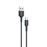 WEKOME WDC-136 USB to Type-C / USB-C 3A Fast Charing Data Cable (Black)