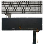 US Version Keyboard with Keyboard Backlight for Asus GL552 GL552J GL552JX GL552V GL552VL GL552VW N552VW N552VX G771JM G771JW(Silver)