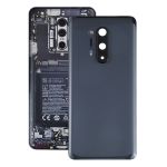 Battery Back Cover with Camera Lens Cover for OnePlus 8 Pro(Black)