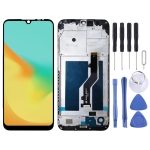 LCD Screen and Digitizer Full Assembly with Frame for ZTE Blade A7 2019 2019RU (Black)