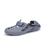 Men Beach Sandals Summer Sport Casual Shoes Slippers, Size: 45(Gray)