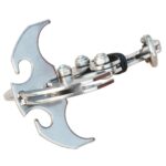 T-type Outdoor Rock Climbing Multi-function Stainless Steel Gravity Grapple, Size: 15 x 8.5cm