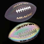 MILACHIC Fluorescent Reflective PU Material American Football(Number 9)