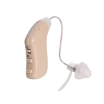 G28 Old Man Hearing Aid Sound Amplifier Sound Collector, Style: Left Ear(Skin Color)