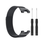 For Amazfit T-Rex Pro / Amazfit T-Rex Milanese Magnetic Metal Replacement Strap Watchband(Dark Grey)