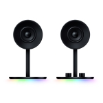 Razer Nommo Chroma Wired Full Frequency 2.0 Multimedia Computer Game Speakers, Support RGB Lighting System (Black)
