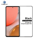 For Samsung Galaxy?A72 4G/5G PINWUYO 9H 3D Curved Full Screen Explosion-proof Tempered Glass Film(Black)